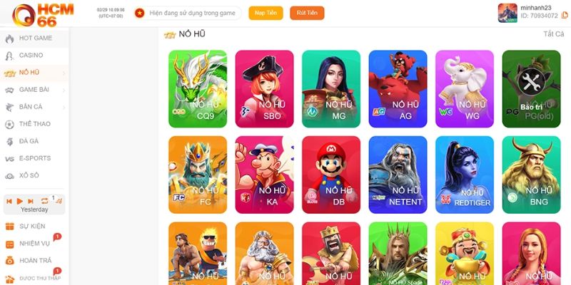 Tổng quan thông tin về game nổ hũ đổi thưởng HCM66