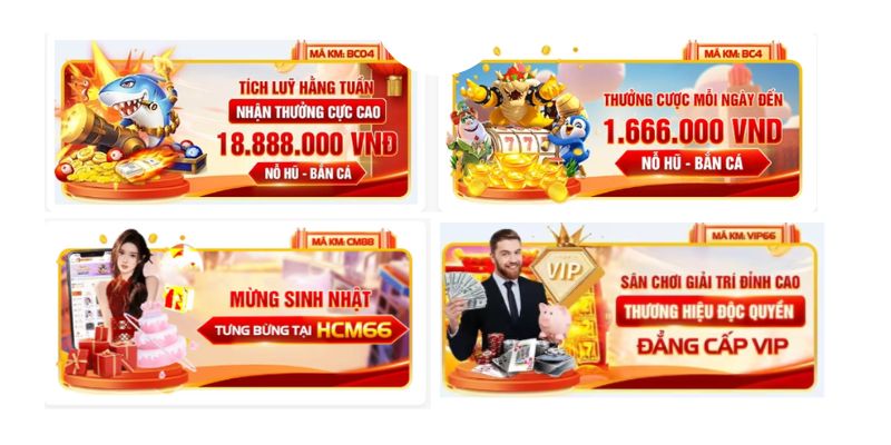 Quay hũ tại HCM66 để nhận tiền thưởng và nhiều ưu đãi lớn